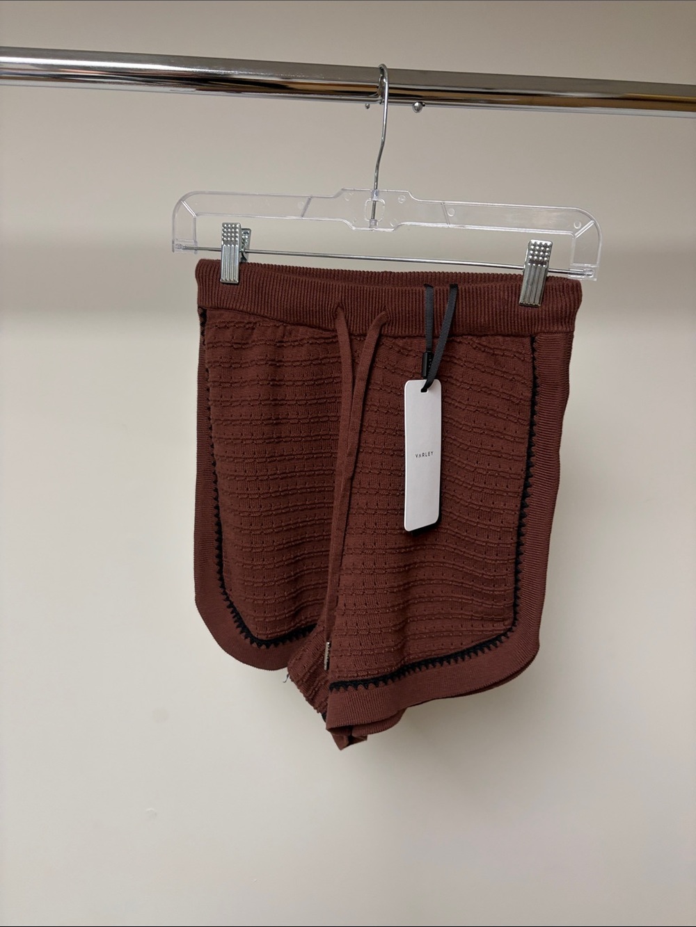 Varley morden knit short ironwood